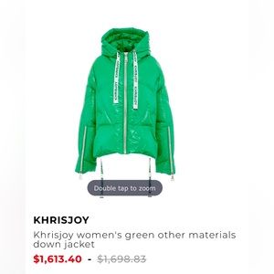 Beautiful jacket I used for a content. I live in Miami no room for it. Brand New